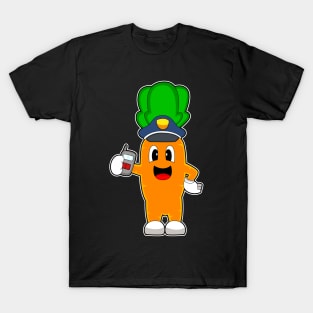 Carrot Cop Microphone Police T-Shirt